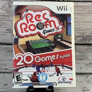 Destineer Rec Room Games Wii 20 Arcade Games Bowling Darts‎ Foosball Complete
